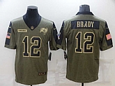 Nike Buccaneers 12 Tom Brady Olive 2021 Salute To Service Limited Jersey Dzhi,baseball caps,new era cap wholesale,wholesale hats